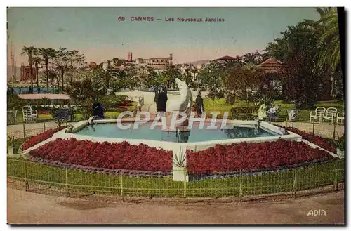 Ansichtskarte AK Cannes Les Nouveaux Jardins