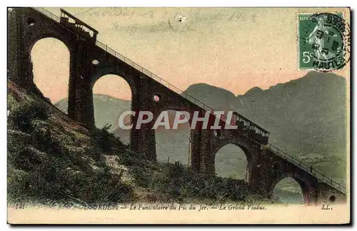 Cartes postales Lourdes Le Funiculaire du Pic du Jer