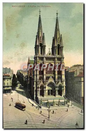 Cartes postales Marseille L&#39Eglise des reformes