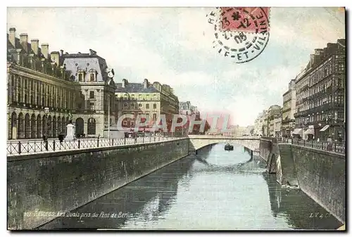 Ansichtskarte AK Rennes Les Quais Pris du pont de Berlin