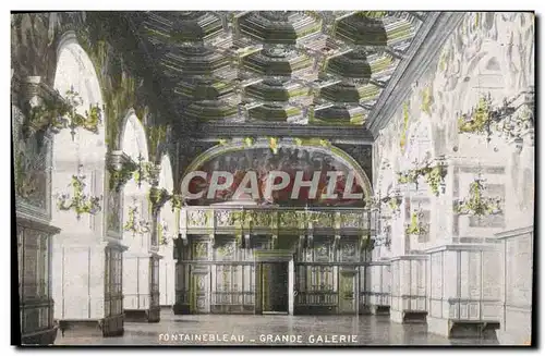 Cartes postales Fontainebleau Grande Galerie