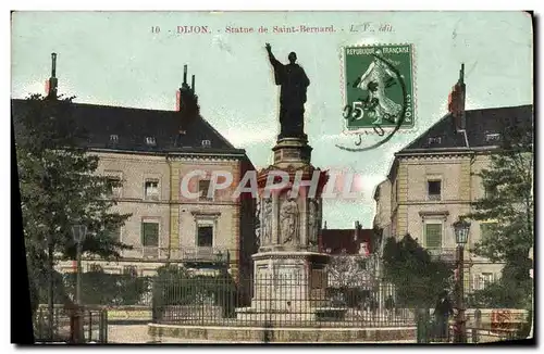 Ansichtskarte AK Dijon Statue de Saint Bernard