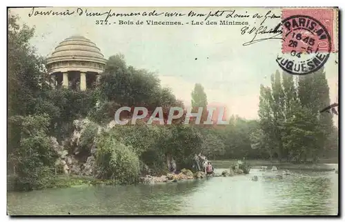 Ansichtskarte AK Bois de Vincennes Lac des Minimes