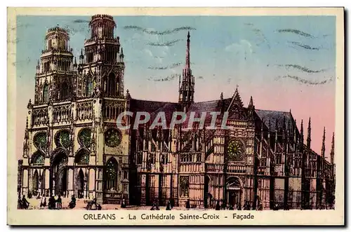 Cartes postales Orleans La Cathedrale Sainte Croix