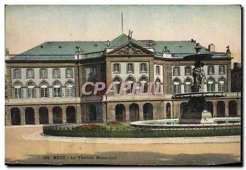 Cartes postales Metz Le Theatre Municipal