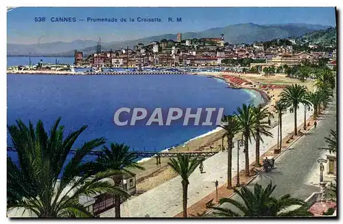 Cartes postales Cannes Promenade de la Croisette