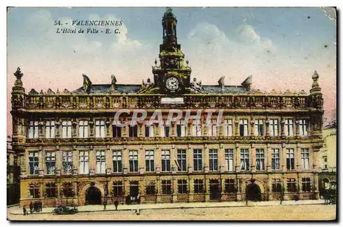 Cartes postales Valenciennes L&#39Hotel de Ville