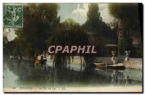 Cartes postales Enghien Un Coin du Lac