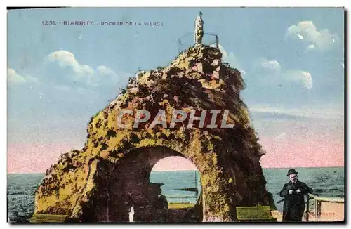 Cartes postales Biarritz Rocher De La Vierge