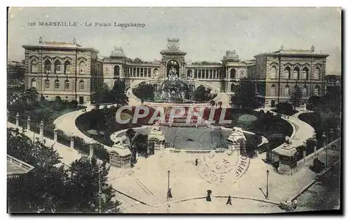 Cartes postales Marseille Le Paiais Longchamp