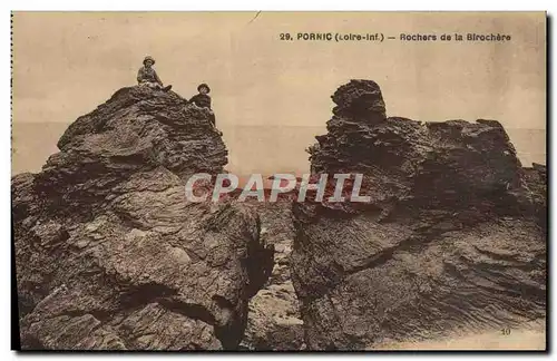 Cartes postales Pornic Rochers de la Birochere