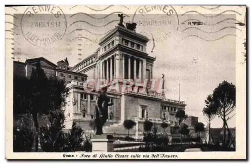 Cartes postales Roma Foro di Giulio Cesare Sulla Via Dell Impero