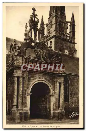 Cartes postales Carnac Porche de L&#39Eglise