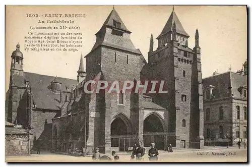 Cartes postales Saint Brieuc La Cathedrale