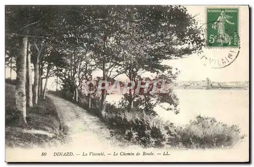 Cartes postales Dinard La Vicomte Le Chemin de Ronde