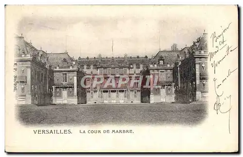 Cartes postales Versailles La Cour De Marbre