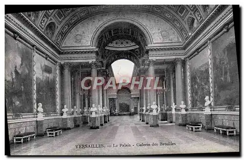 Cartes postales Versailles Le Palais Galerie des Batailles