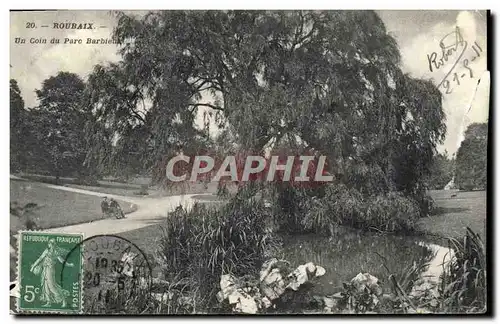 Cartes postales Roubaix Un Coin du Parc