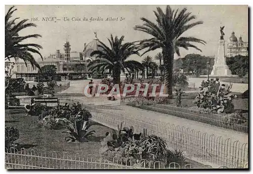 Cartes postales Nice Un Coin Du Jardin Albert 1er