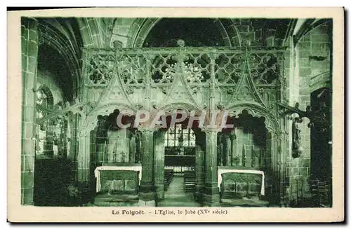 Cartes postales Le Folgoet L'Eglise le jube