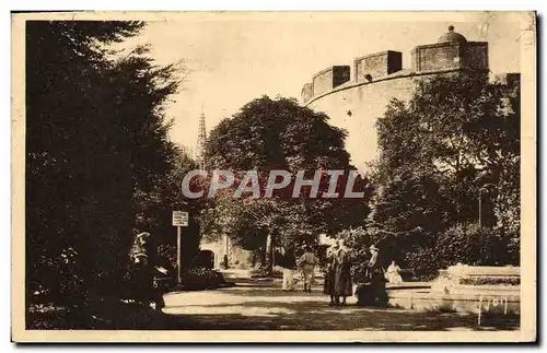 Cartes postales Saint Malo La tour generale et le jardin public