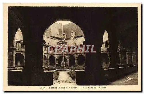 Cartes postales Sainte Anne d'Auray Le calvaire et le cloitre