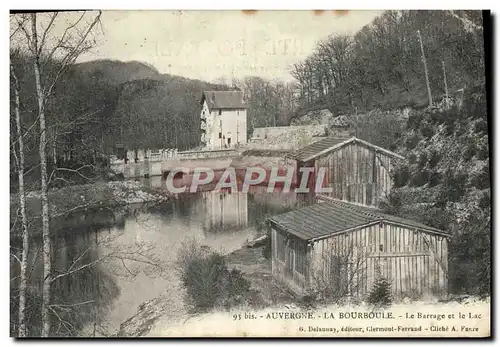 Cartes postales Auvergne La Bourboule Le Barrage et le lac