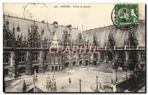 Cartes postales Rouen Palais de justice