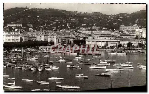 Moderne Karte Cannes le port et le casino