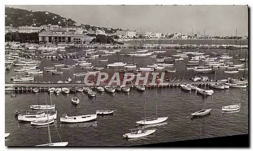 Moderne Karte Cannes le port Bateaux