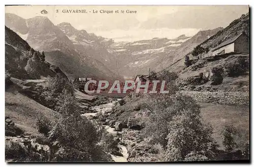 Cartes postales Gavarnie Le Cirque et le Gave