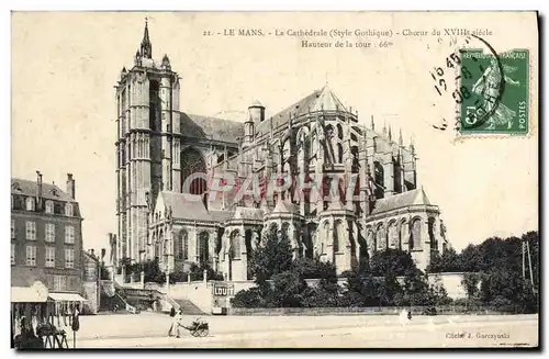 Cartes postales Le Mans La Cathedrale Choeur