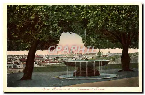 Cartes postales Roma Panorama Dall Academia de Francia