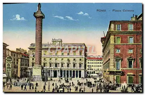 Cartes postales Roma Piazza Colonna