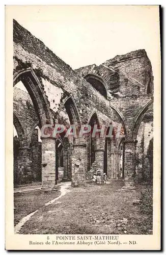 Cartes postales Pointe Saint Mathieu Ruines de L&#39Ancienne Abbaye