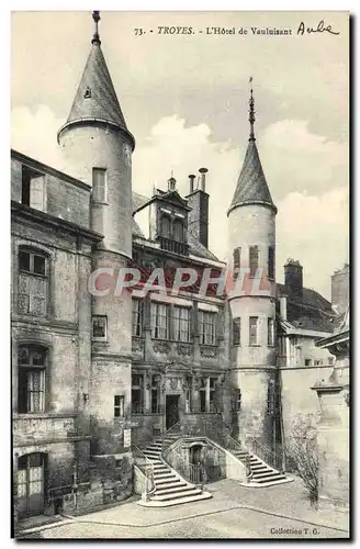 Cartes postales Troyes L'Hotel de Vauluisant
