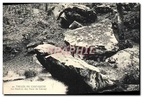 Cartes postales Vallee de Chevreuse Les rochers des Vaux de Cernay