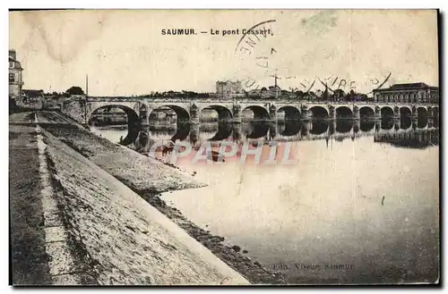 Cartes postales Saumur Le Pont Cessart