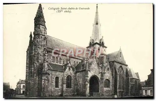 Cartes postales Collegiale Saint Aubin de Guerande