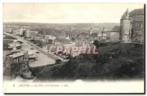 Ansichtskarte AK Dieppe La Ville et le Chateau