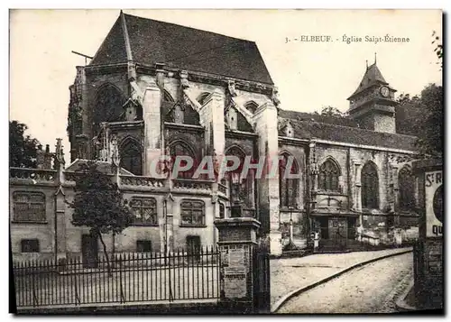 Cartes postales Elbeuf Eglise Saint Etienne