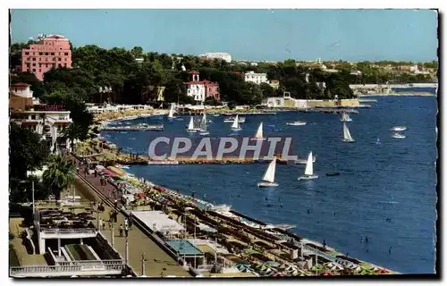 Cartes postales moderne Cote D&#39Azur Juan les Pins Les Plages et le Provencal