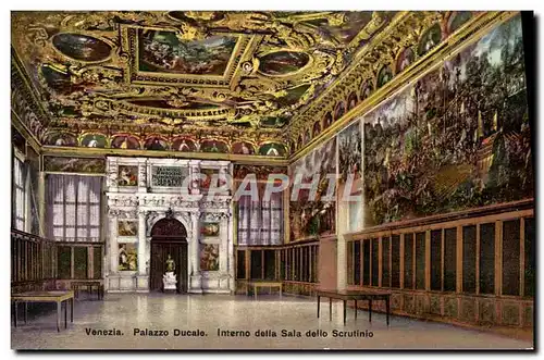 Cartes postales Venezia Palazzo Ducale Interno della Sala dello Scrutino