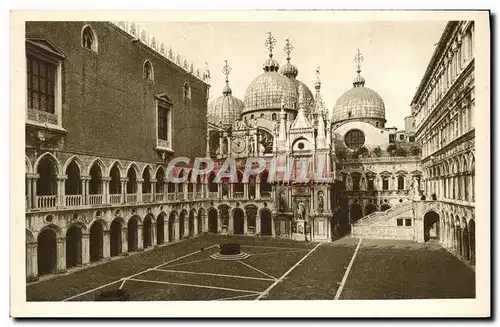 Ansichtskarte AK Venezia Palazzo Ducale Cortile