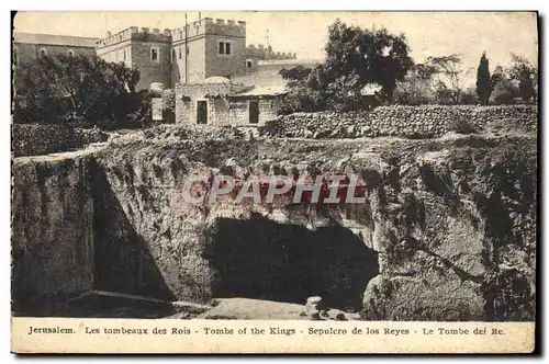 Ansichtskarte AK Jerusalem Les Tombeaux Des Rois Israel