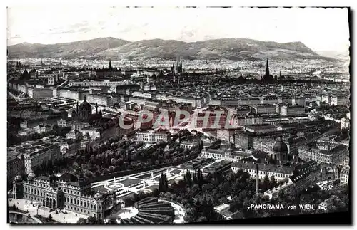 Moderne Karte Panorama von Wien