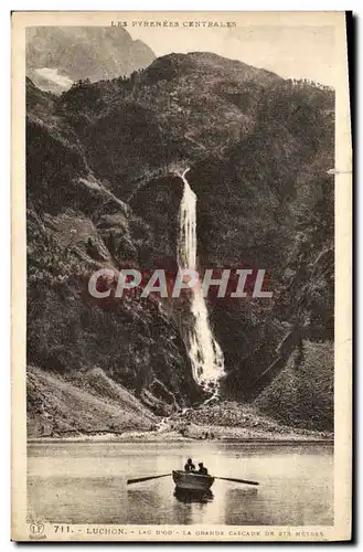 Cartes postales Luchon Lac d&#39Oo La grande cascade
