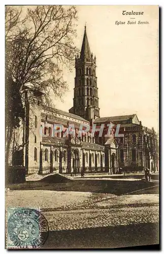 Cartes postales Toulouse Eglise Saint Sernin