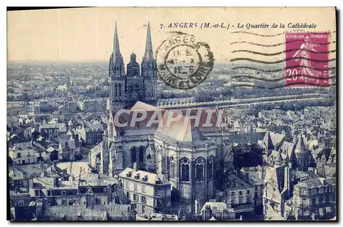 Cartes postales Angers Le Quartier de la Cathedrale