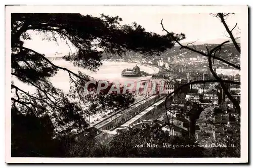 Cartes postales Nice Vue Generale prise Du Chateau